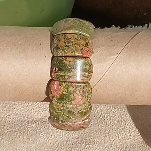 Unakite Stretch Bracelet